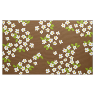 Very mod retro 60s 70s flower pattern fabric