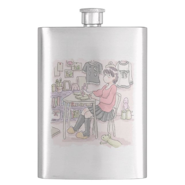 Very much hip flask (Front)