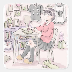 Very much square sticker