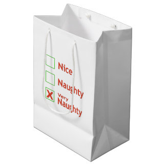 Very Naughty Medium Gift Bag