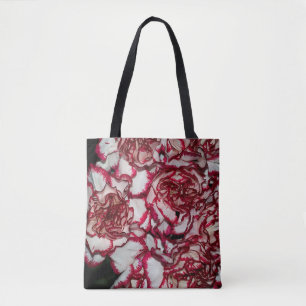 Very nice colourful carnation close up tote bag