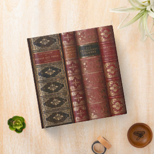 Very Old Books Library Binder