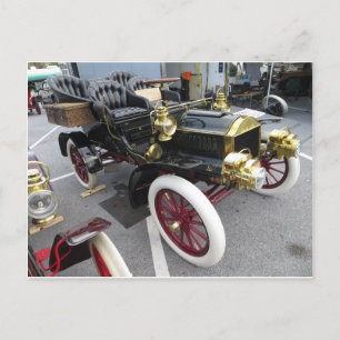 Very Old Car Postcard