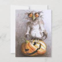 Very old Halloween Vampir Eule