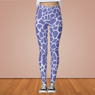 Very Peri Giraffe Print Leggings