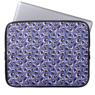 Very Peri Purple Abstract Animal Print Laptop Sleeve