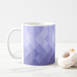 Very peri Purple violet triangle geometric squares Coffee Mug