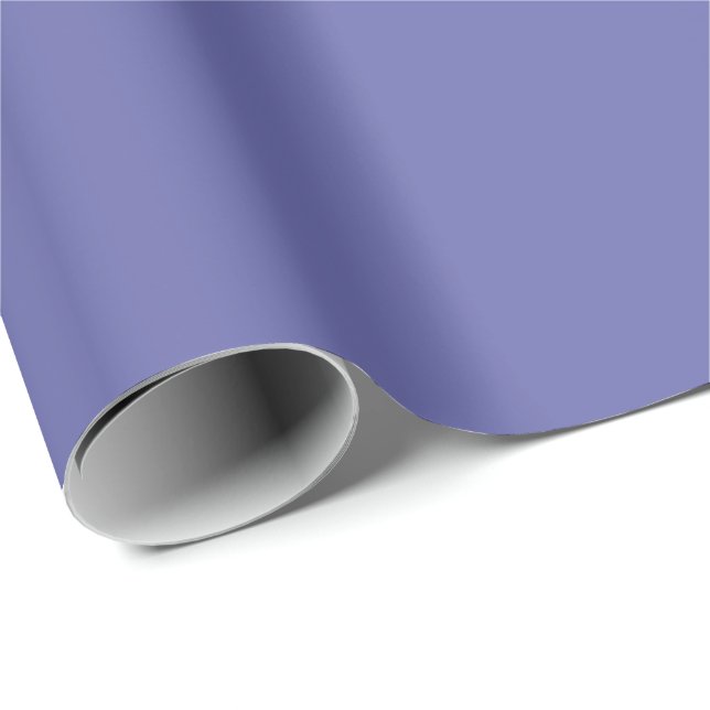 Very Peri-winkle, Blue Violet Solid Colour Wrapping Paper (Roll Corner)