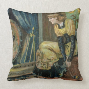 Very Precious Wishes For You, Victorian Christmas Throw Pillow