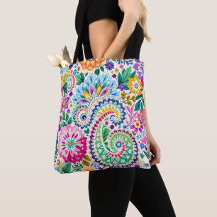 Very Pretty Paisley design Tote Bag
