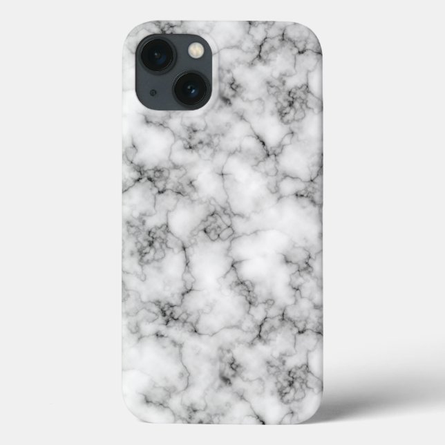 Very realistic White Marble natural stone Printed Case-Mate iPhone Case (Back)