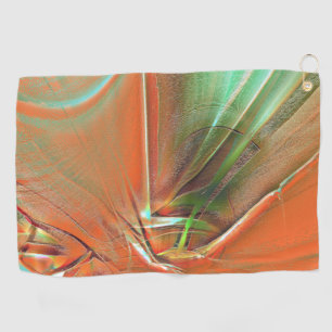 Very rough orange digital texture, grimy aged hue  golf towel