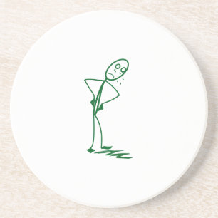 Very Sad Stick Man Coasters