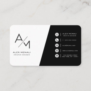 very simple minimalist business card