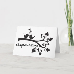 **VERY SPECIAL LOVEBIRDS** ON **WEDDING DAY"  CARD
