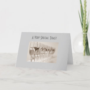 VERY SPECIAL TOAST SPECIAL BIRTHDAY CARD