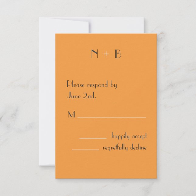Very Tangerine RSVP (Front)