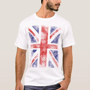 Very Trendy Distressed U.K Flag T-Shirt