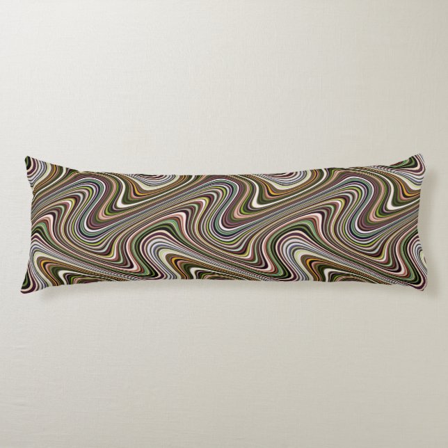 Very Unique Abstract Pattern Body Pillow (Front)