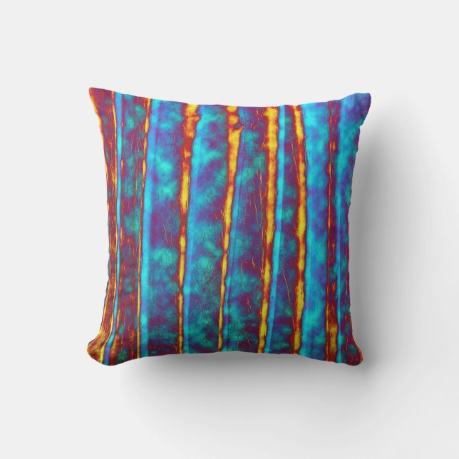 Very Unique Abstract Texture Outdoor Pillow (Front)