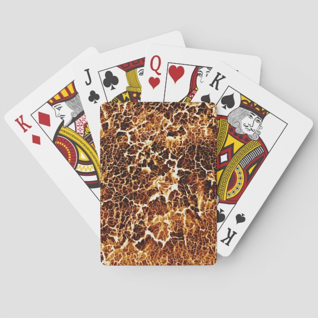 Very Unique Abstract Texture Playing Cards (Back)