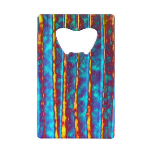 Very Unique Abstract Texture Wallet Bottle Opener