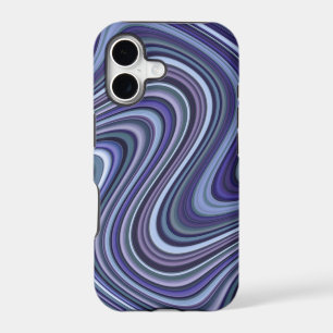 Very Unique Blue Shade Curvy Line Pattern