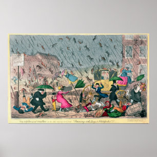 Very Unpleasant Weather, or the Old Saying Poster