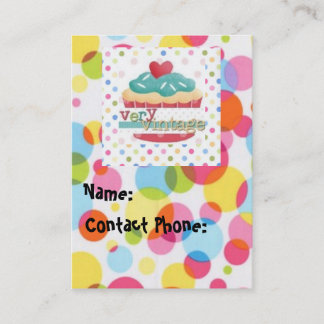 Very Vintage Business Card