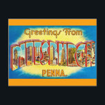 Very Vintage Pittsburgh Greeting Postcard<br><div class="desc">A wonderful vintage postcard greeting from Pittsburgh,  Pennsylvania repurposed!</div>