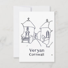 Veryan Roundhouses card