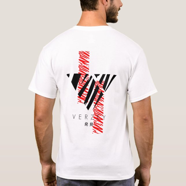 Verzey Discover Drawn Logo T-Shirt (Back)
