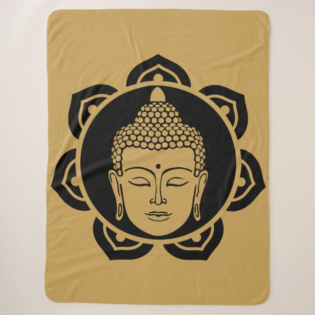 Vesak Buddha Buddha Purnima Buddha Day Sherpa Blanket (Front)