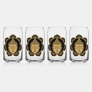 Vesak Buddha Can Glass