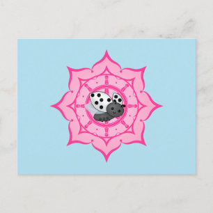Vesak Buddha Ladybug Postcard
