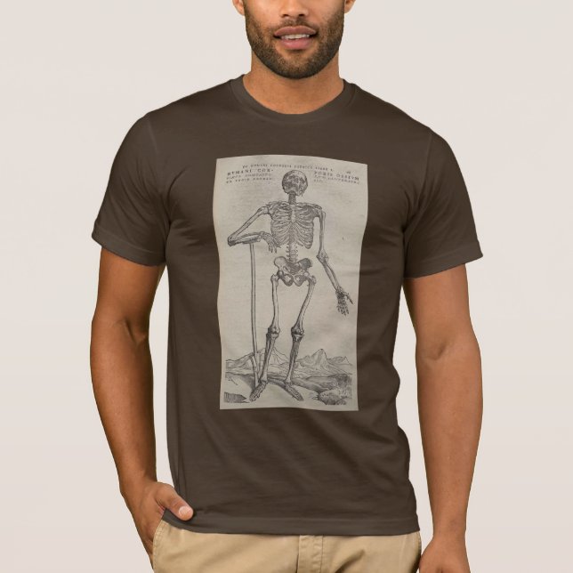 Vesalius Skeleton T-Shirt (Front)