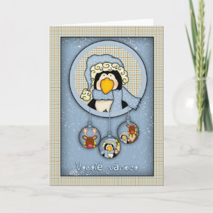 Veselé vánoce, Czech christmas card, merry christm Holiday Card