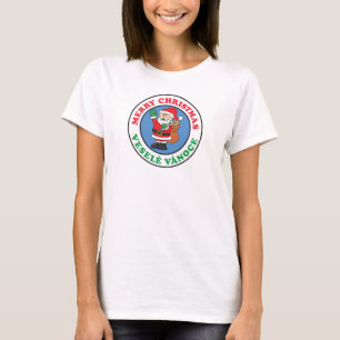 Vesele Vanoce Czech Christmas Santa T-Shirt