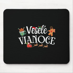 Veselé Vianoce Slovak Merry Christmas Vesele Viano Mouse Pad