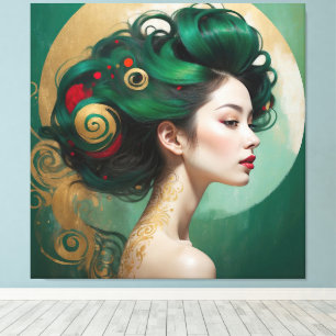 “Vesendra” - Sculpted Beauty, Eternal Muse Canvas Print