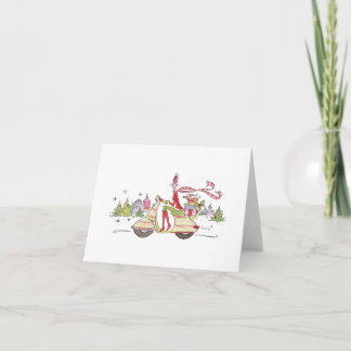 Vespa Holiday / Lulu Notes 5.6 x 4 carte de note