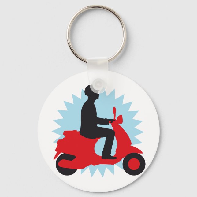 Vespa scooter keychain (Front)