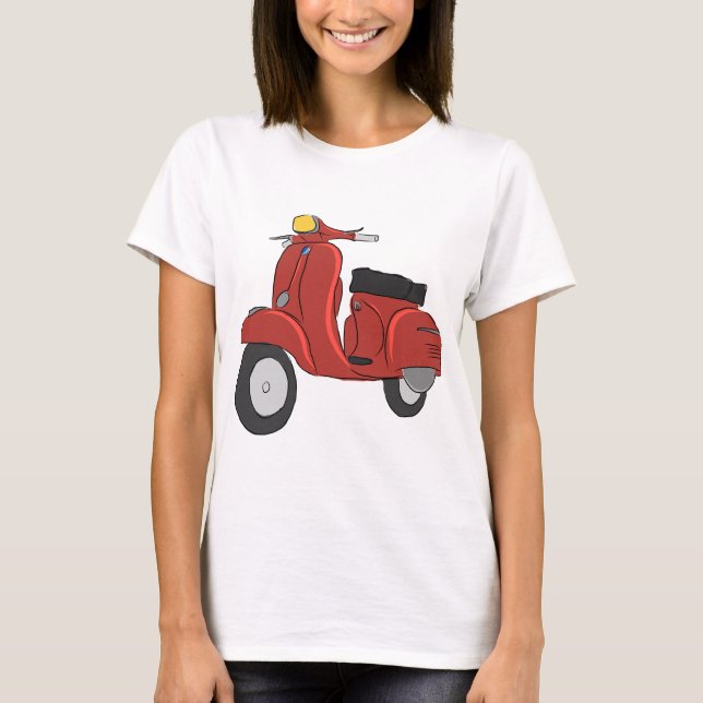Vespa SS Scooter T-Shirt (Front)