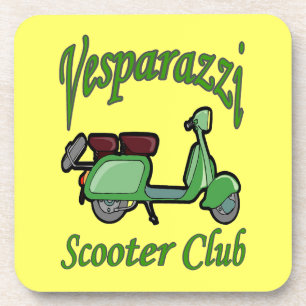Vesparazzi Scooter Club Coaster