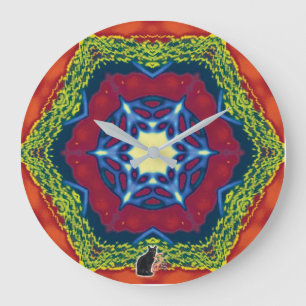 Vesper Kaleidoscope Large Clock