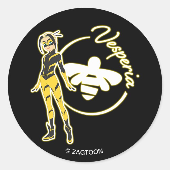 Vesperia Badge Classic Round Sticker (Front)