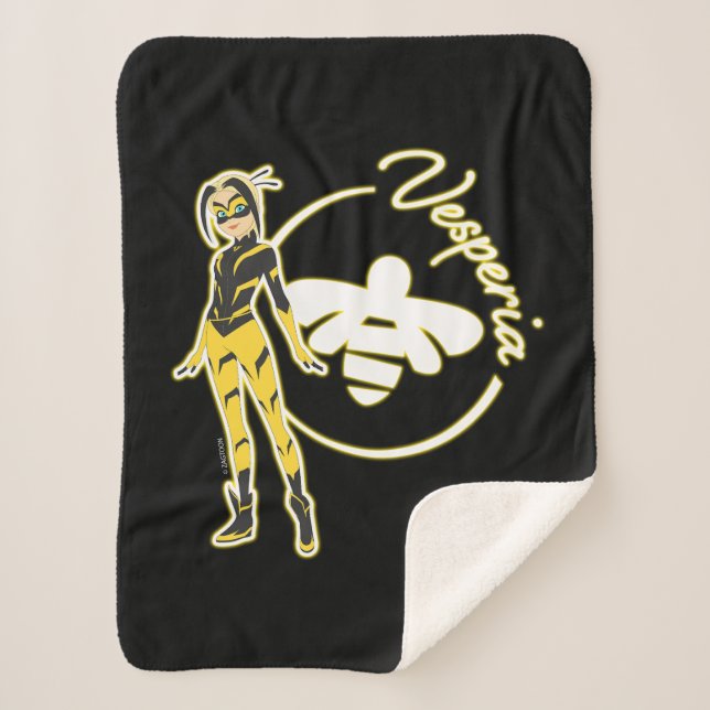 Vesperia Badge Sherpa Blanket (Front)