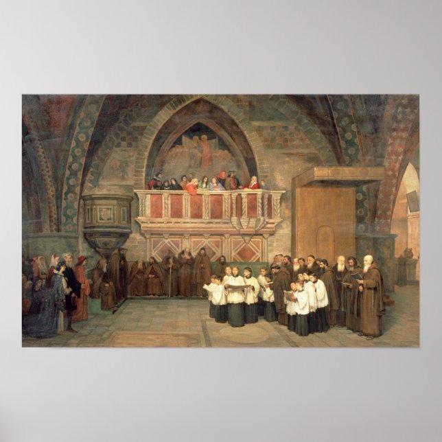 Vespers in the Saint Francis Church Poster (Front)