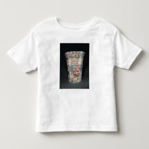 Vessel depicting corn yams and animals toddler t-shirt