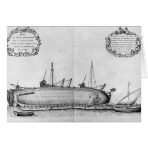 Vessel lying on its hull